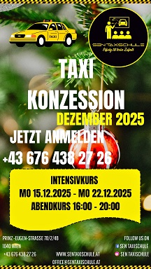 Taxikonzession November 2025 Taxikonzession November 2025