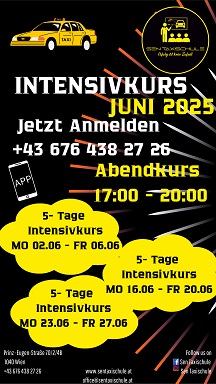 Taxikurs JUNI 2025